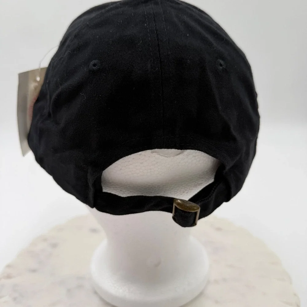 Iowa Hawkeyes FedEx Orange Bowl 2003 Hat Mens Black Cotton Adjustable Strapback